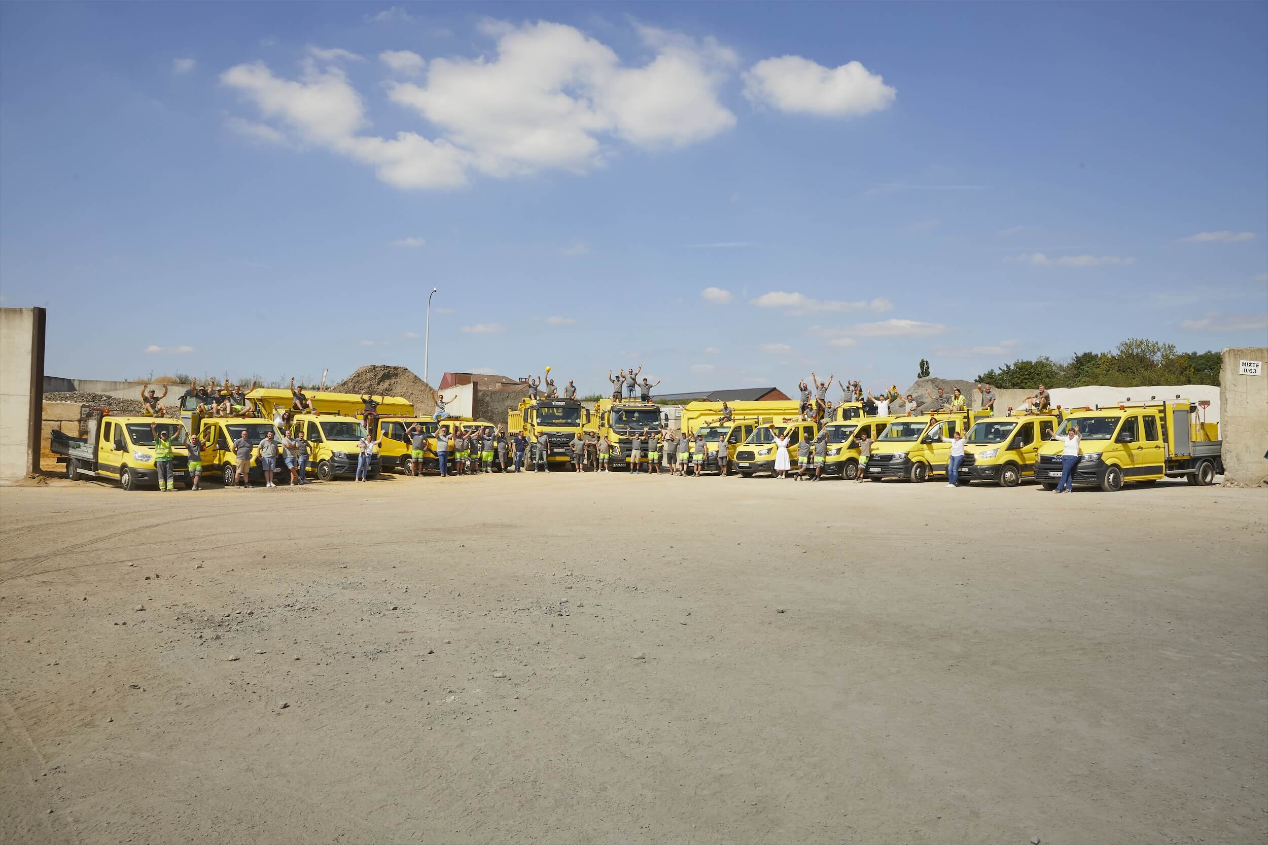 Equipe Hubaut sur chantier
